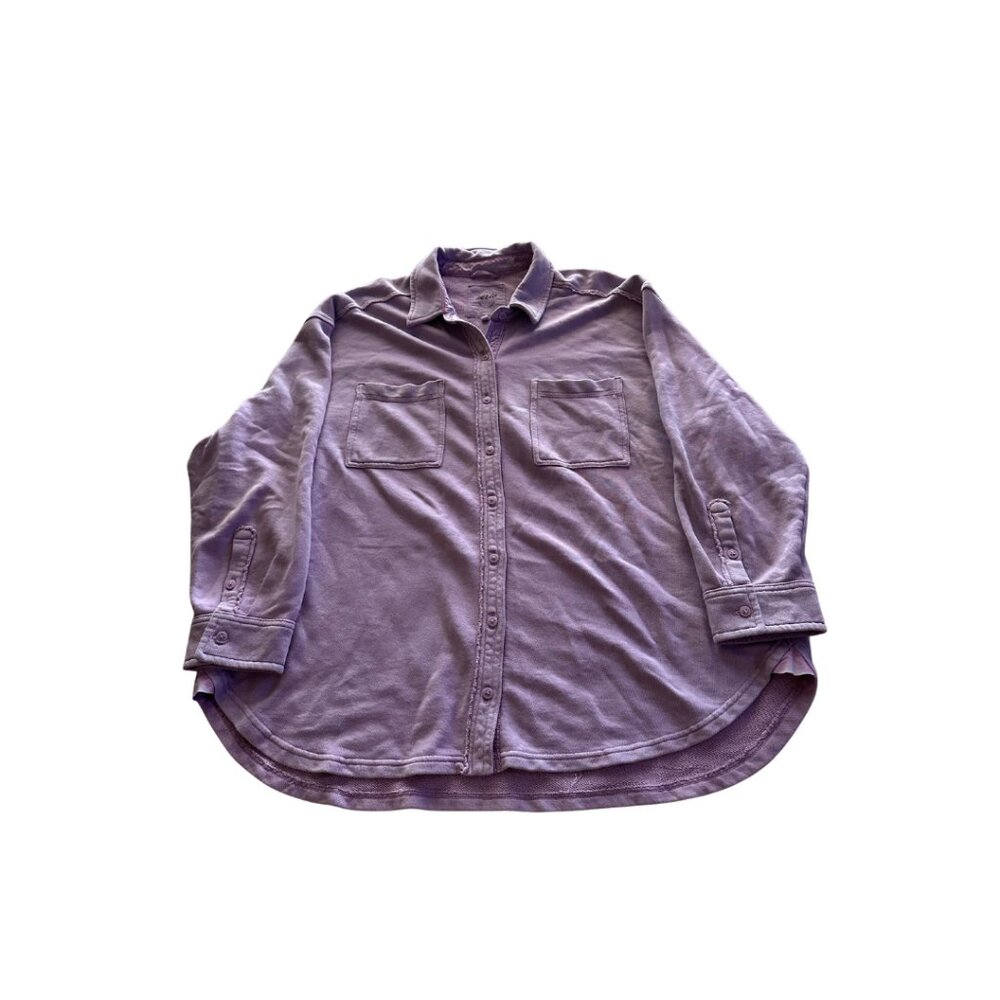 Aerie Women's Purple Blouse